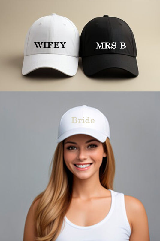 Personalised Caps Embroidered