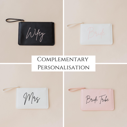 Saffiano Clutch Large