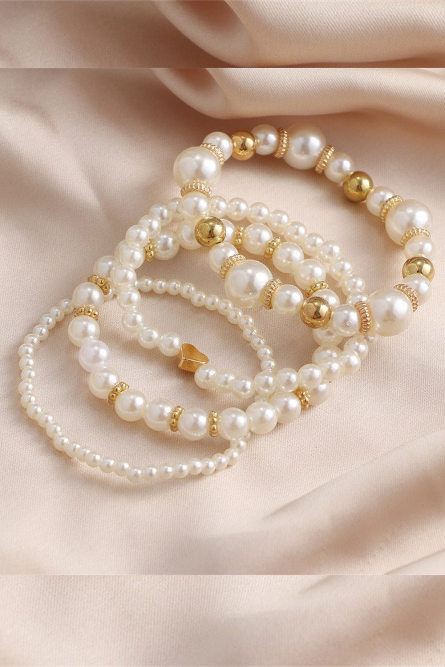 Pearl Bracelet Set
