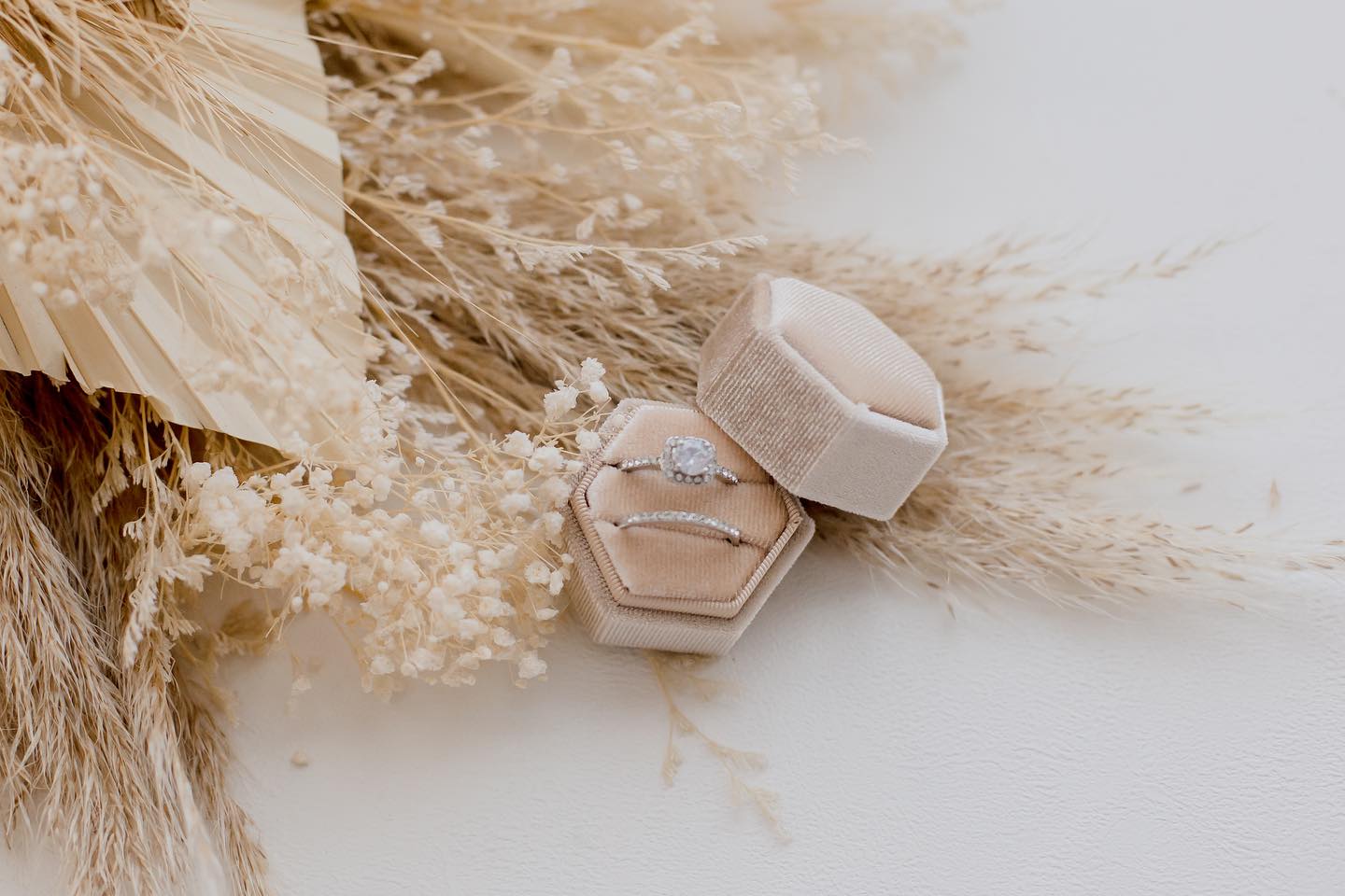 Velvet Ring Boxes Double