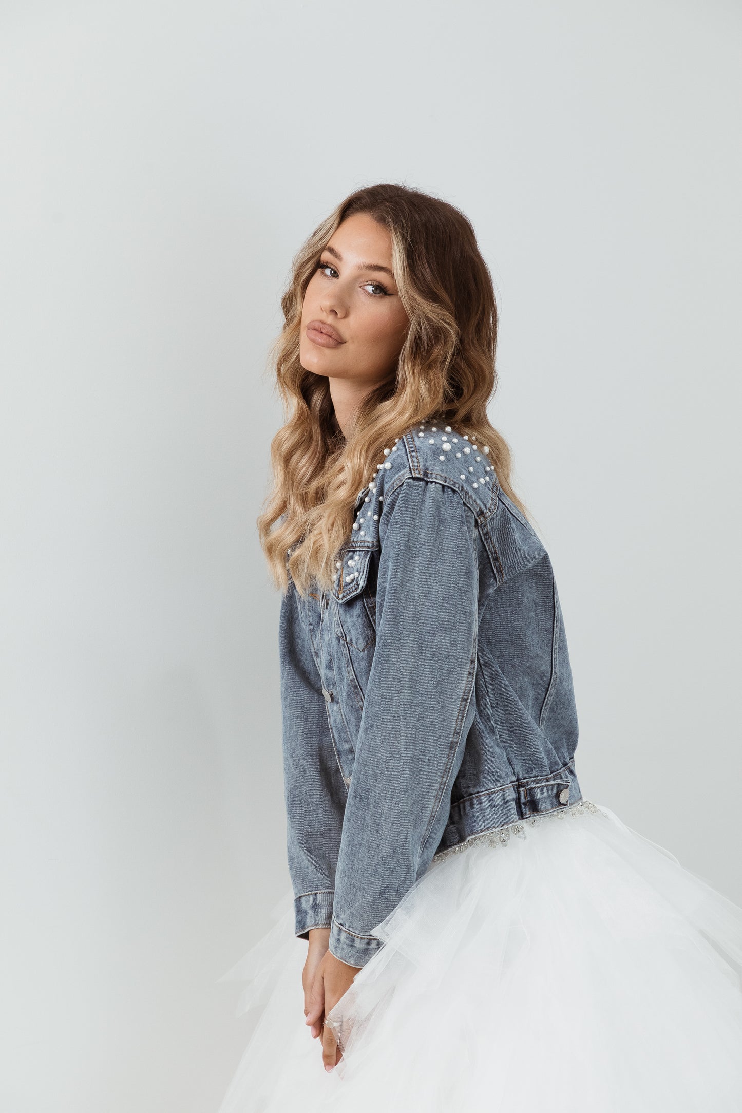 Adi Pearl Denim Jacket