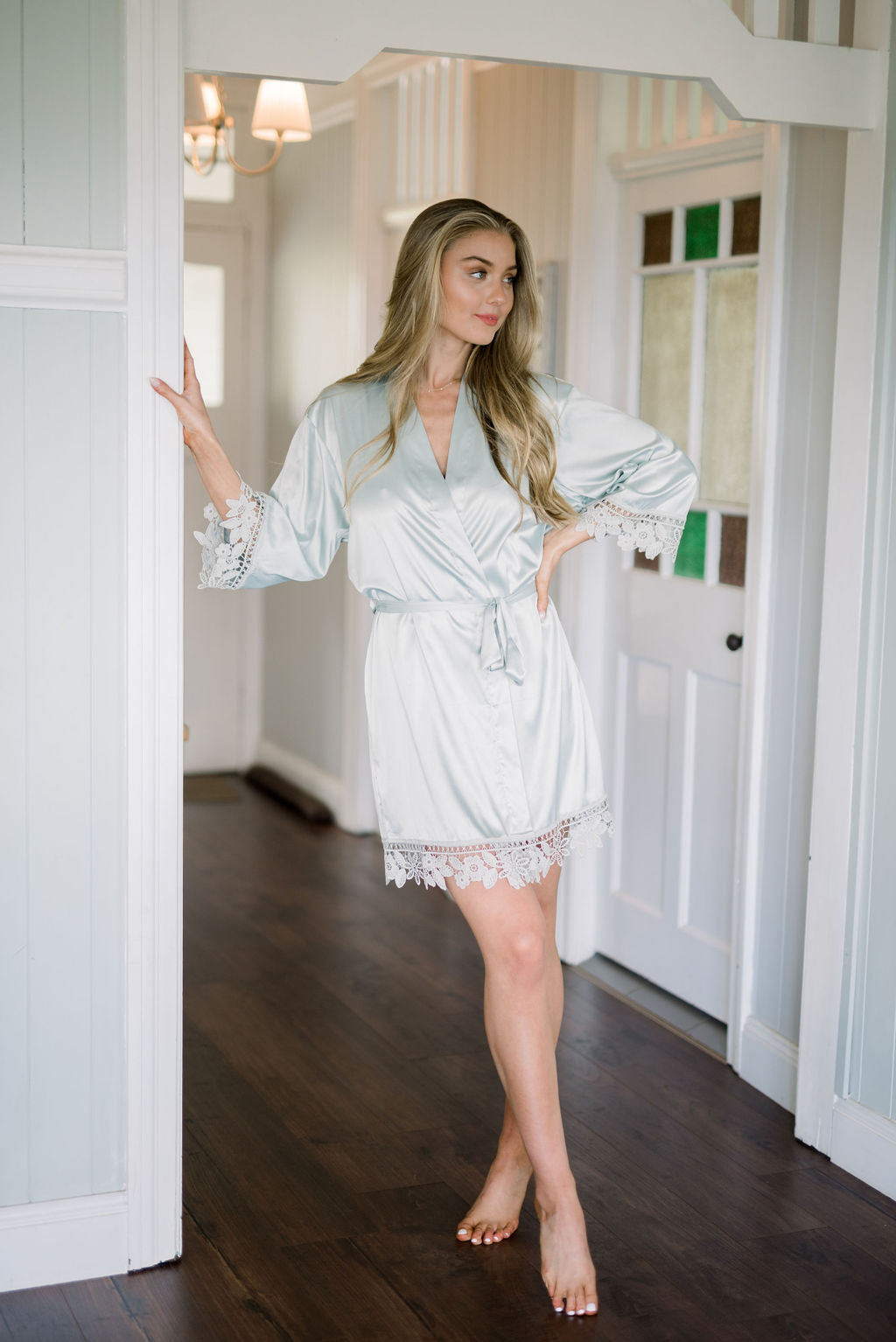 Ella Satin Robe CLEARANCE