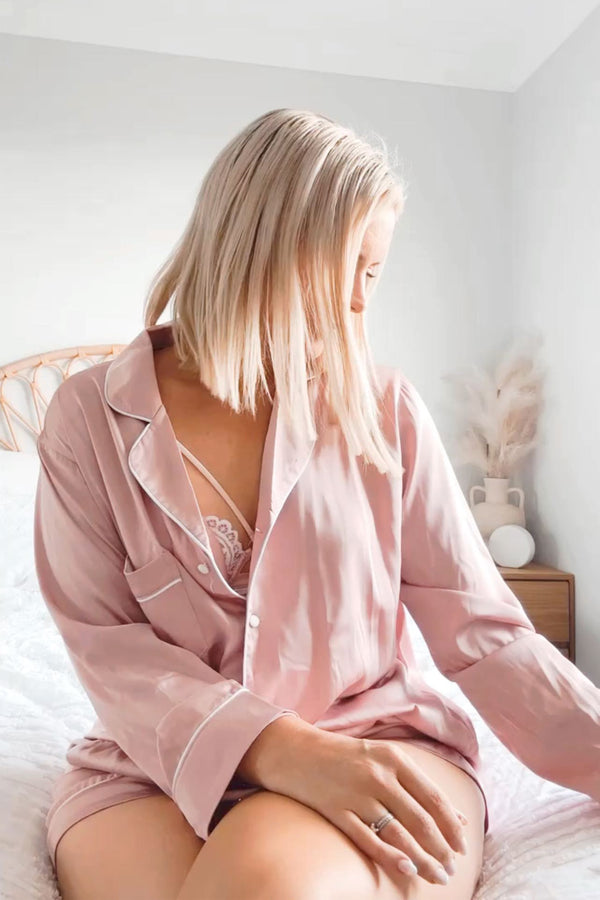NOT QUITE PERFECT Luxury Pink XO Pyjamas CLEARANCE