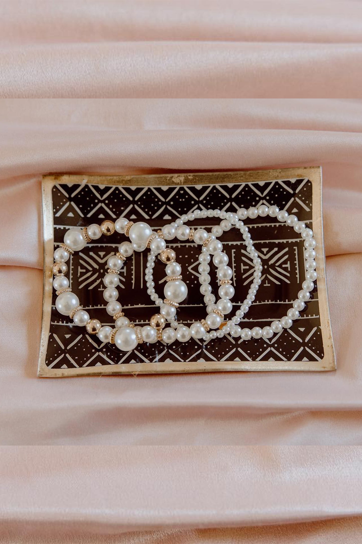 Pearl Bracelet Set