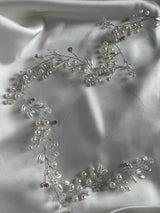 Bridal Hair Vine Silver